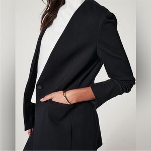 Black Spanx “Perfect Collarless Blazer” size M